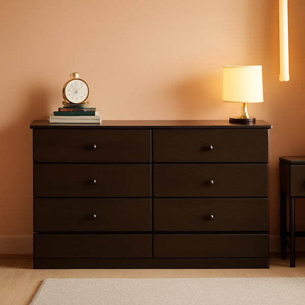 Astrid 6-Drawer Dresser Espresso Finish Bedroom Furniture