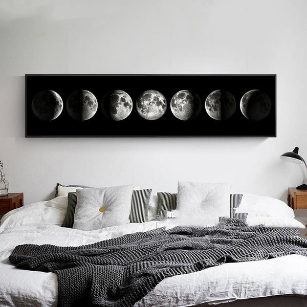 Embroidery Moon Painting