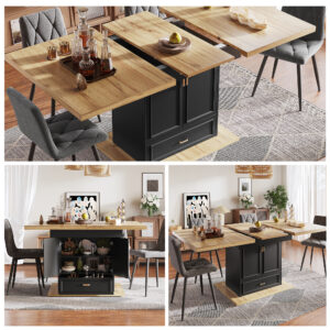 Signature Extendable Wood Dining Table for 4–6 Guests