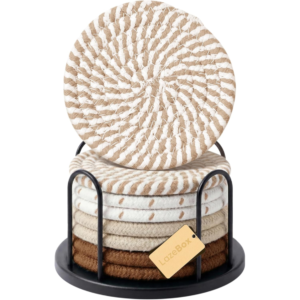 Signature Stone Drink Coaster Set – 8 Piece Collection