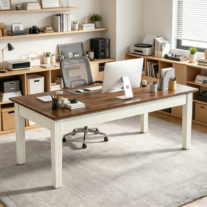 Executive Modern Office Desk with Storage